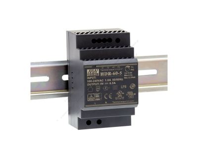 Τροφοδοτικό ράγας 5V 6.5A 32.5W ULTRA SLIM HDR-60-5 MEAN WELL